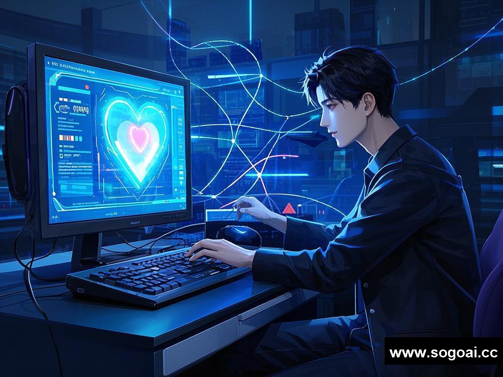 科技交织下的心动恋曲