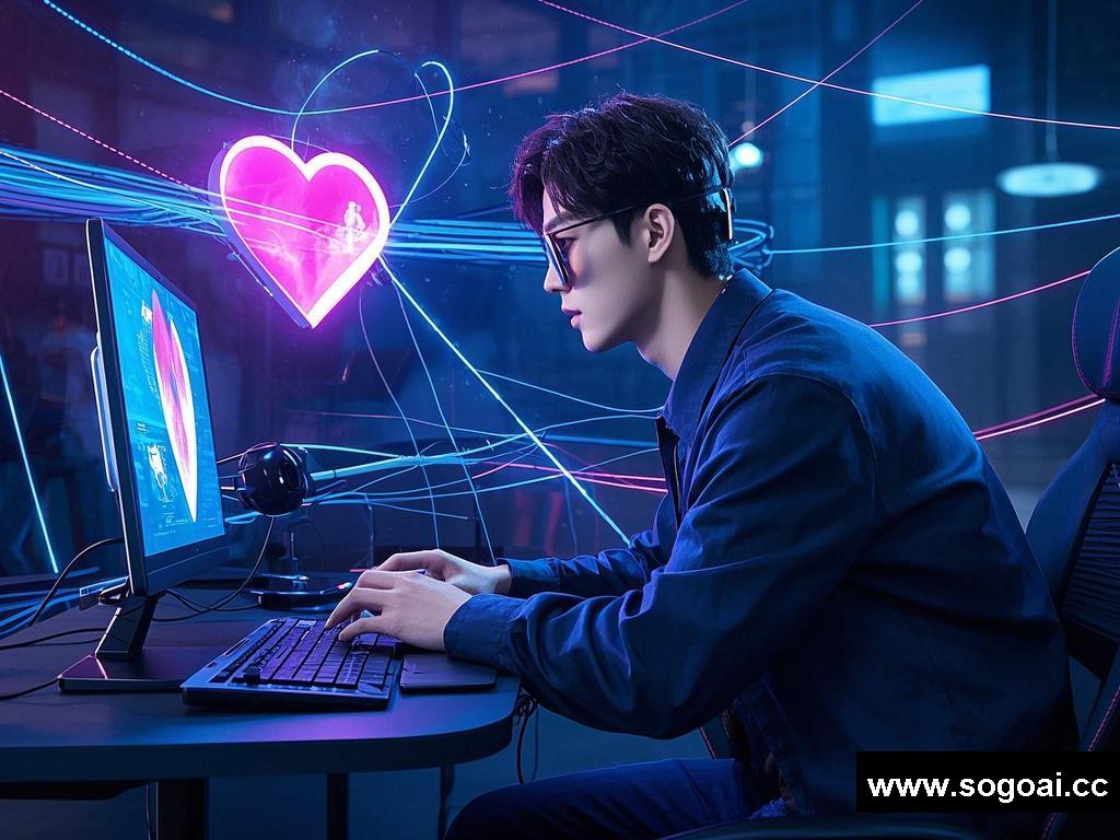 科技交织下的心动恋曲